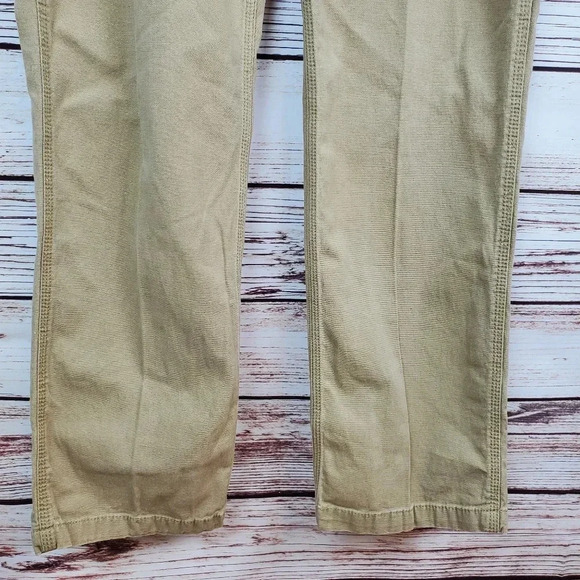 Carhartt Men's 38x34 Relaxed Fit Rigby Dungaree Tan Canvas Pants - Picture 4 of 11